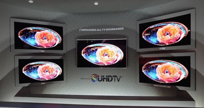 TV nổi bật của các thương hiệu tại CES 2015